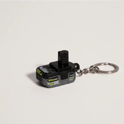 RYOBI MINI's Battery Keyring - Eco-Friendly, Collectible Tool Replicas