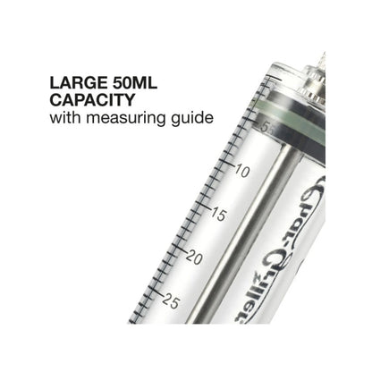 Char-Griller 50ml BBQ Marinade Injector, Dual Needle, Stainless Steel, Leak-Proof, Dishwasher Safe