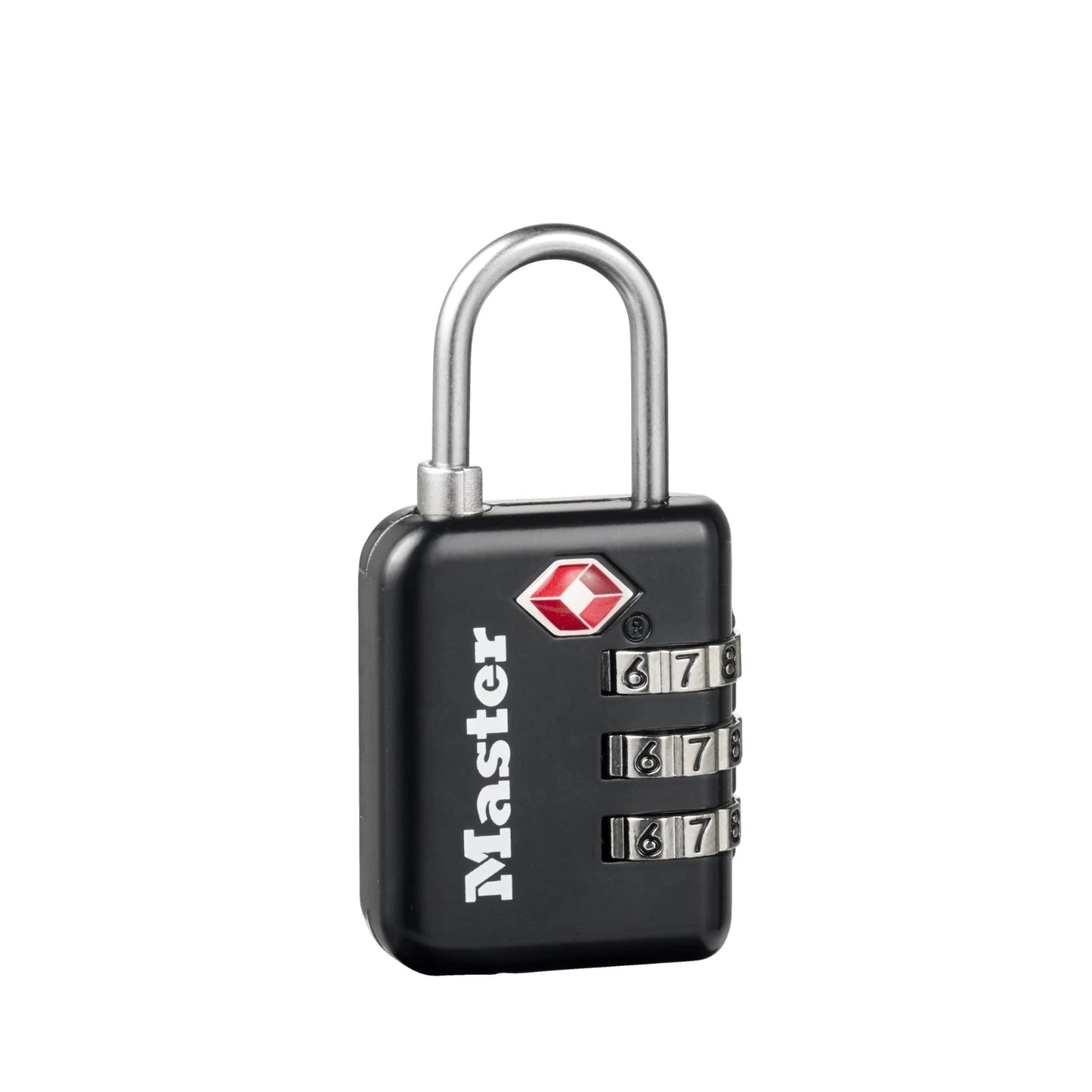 Master Lock 30mm TSA-Approved Luggage Combination Padlock, Durable Metal, Keyless Security