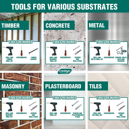 Carinya Galvanised Angle Bracket 60x40x200x1mm, Customisable, Easy Install