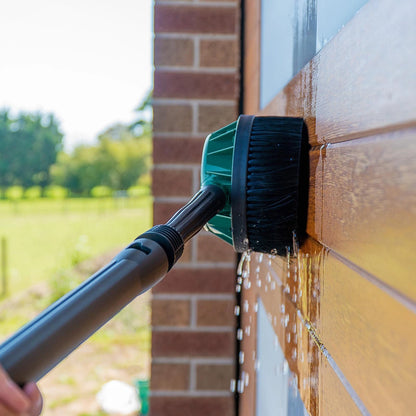 Gerni Rotary Brush with Rotating Head & Long Reach Handle for Delicate Surfaces