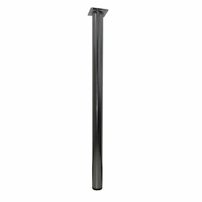 Adoored Adjustable Brushed Nickel Metal Furniture Leg 40 x 710mm, Easy Install, Modern Design