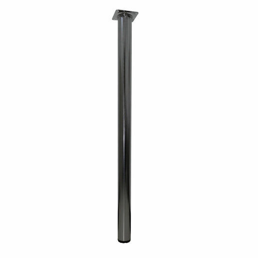 Adoored Adjustable Brushed Nickel Metal Furniture Leg 40 x 710mm, Easy Install, Modern Design