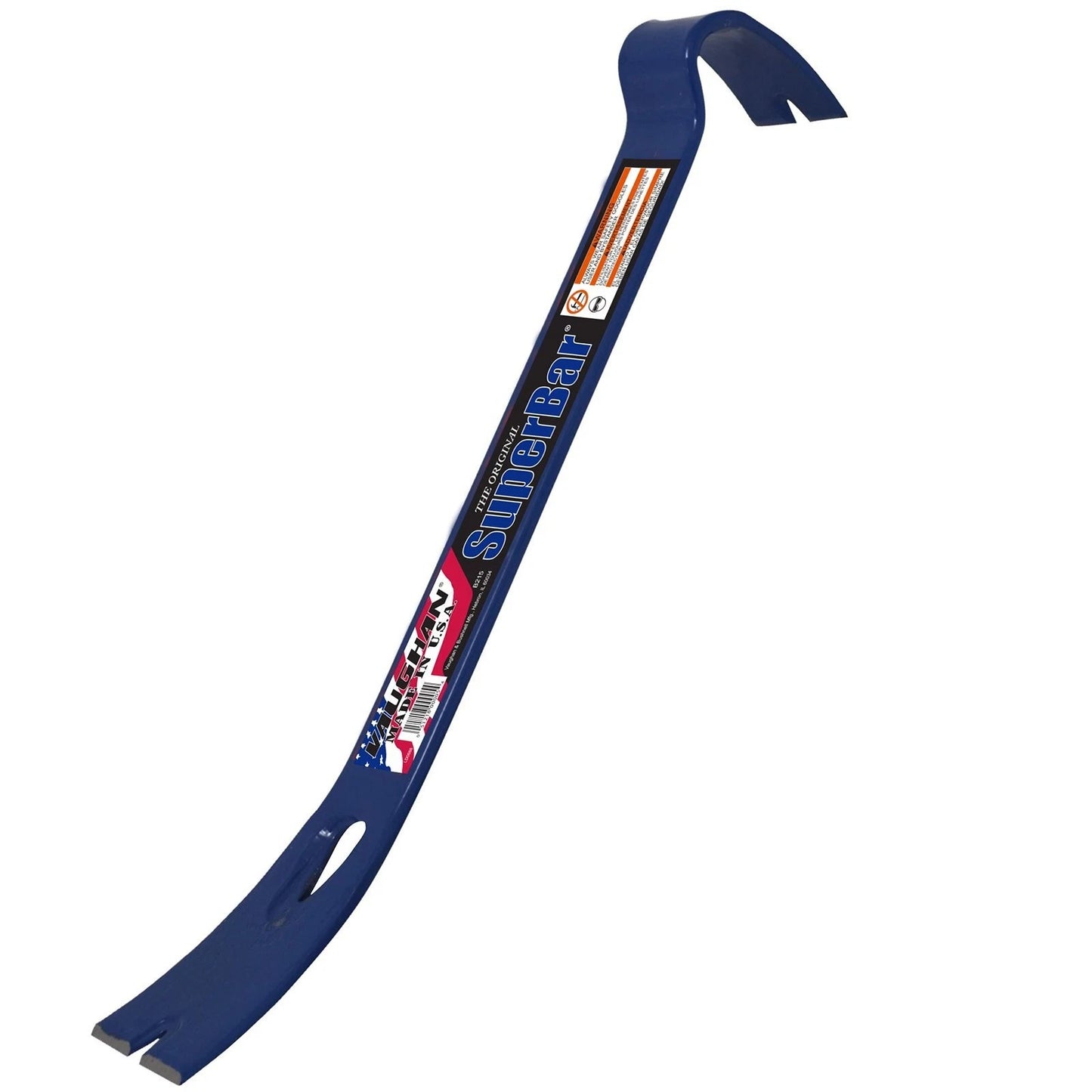 Vaughan 380mm (15") Super Bar - Heavy-Duty Prying Tool, Forged Steel, USA Made