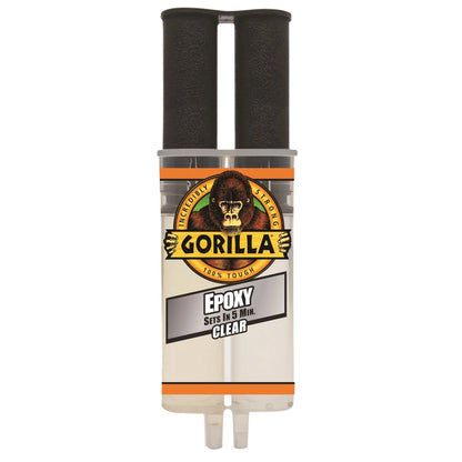 Gorilla 25ml Clear Epoxy Glue - Strong, Durable, Fast-Setting, Water Resistant
