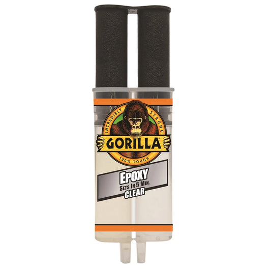 Gorilla 25ml Clear Epoxy Glue - Strong, Durable, Fast-Setting, Water Resistant