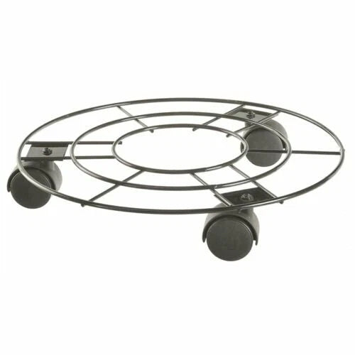 Eden Round Plant Trolley 25cm with Safety Locking Wheel Brake for Easy Movement