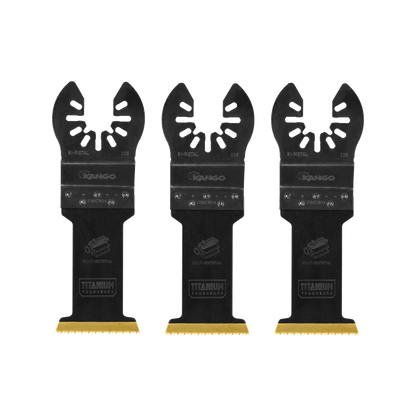 Kango 35mm Bi-Metal Plunge Cut Multi Tool Blade 3 Pack - TiN Coated, Versatile Cutting