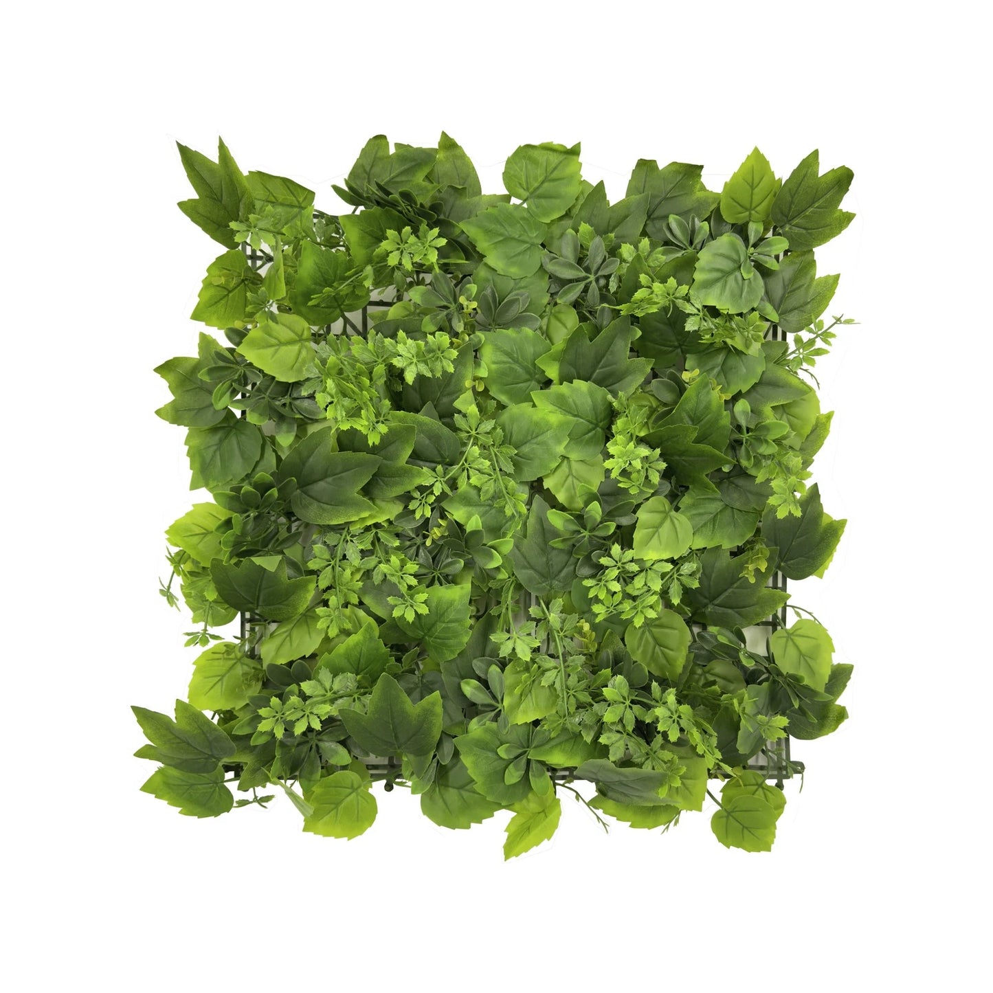 UN-REAL Artificial Hedge Tile 50x50cm Mixed Ivy Leaves UV-Treated Indoor Outdoor