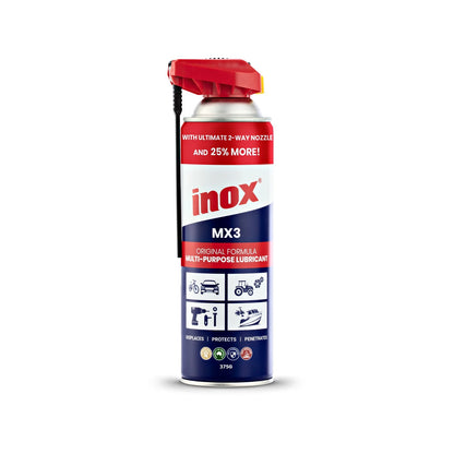 Inox 375g Aerosol Lubricant with 2-Way Straw - Protects, Penetrates, Lubricates