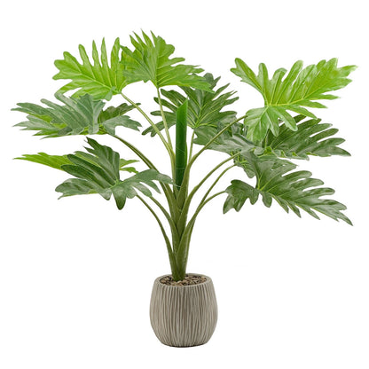 UN-REAL 60cm Philodendron Artificial Plant - Realistic, Low Maintenance Decor