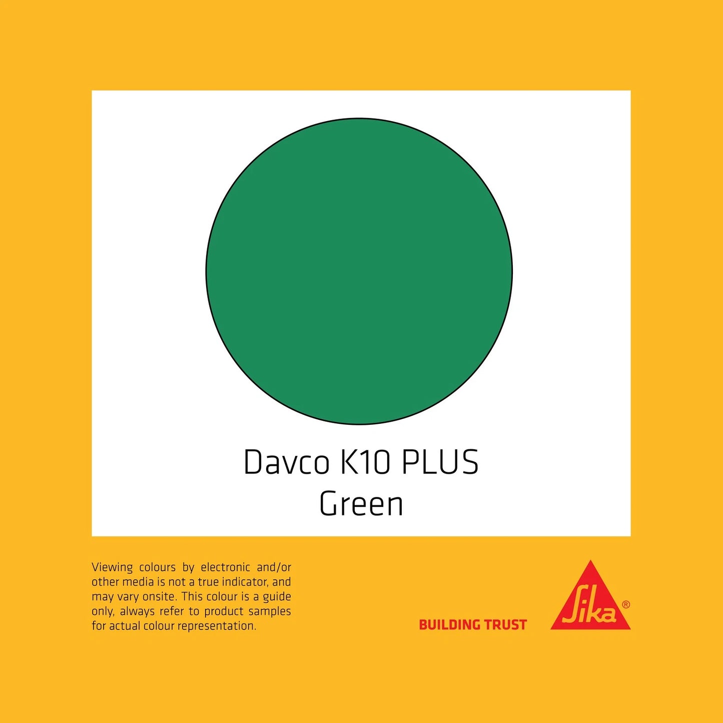 Davco 20L Green K10 Plus Flexible Waterproofing Agent, Non-Toxic, Fast Cure