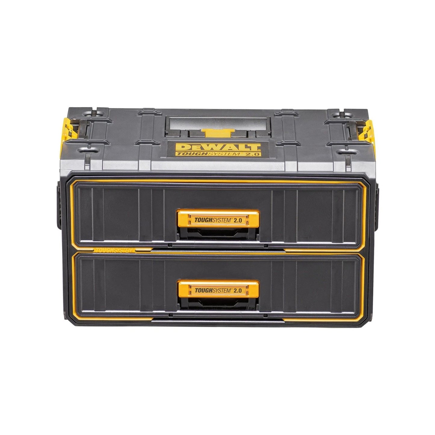 DeWALT TOUGHSYSTEM 2.0 2x Drawer Tool Box with Secure Latches & Side Handles
