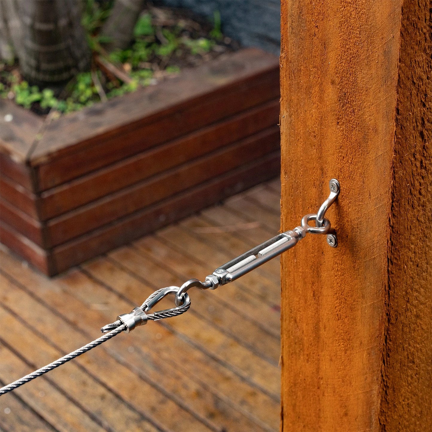 Taskmaster 5mm 316 Stainless Steel Hook/Eye Balustrade Kit for Marine & Timber Use