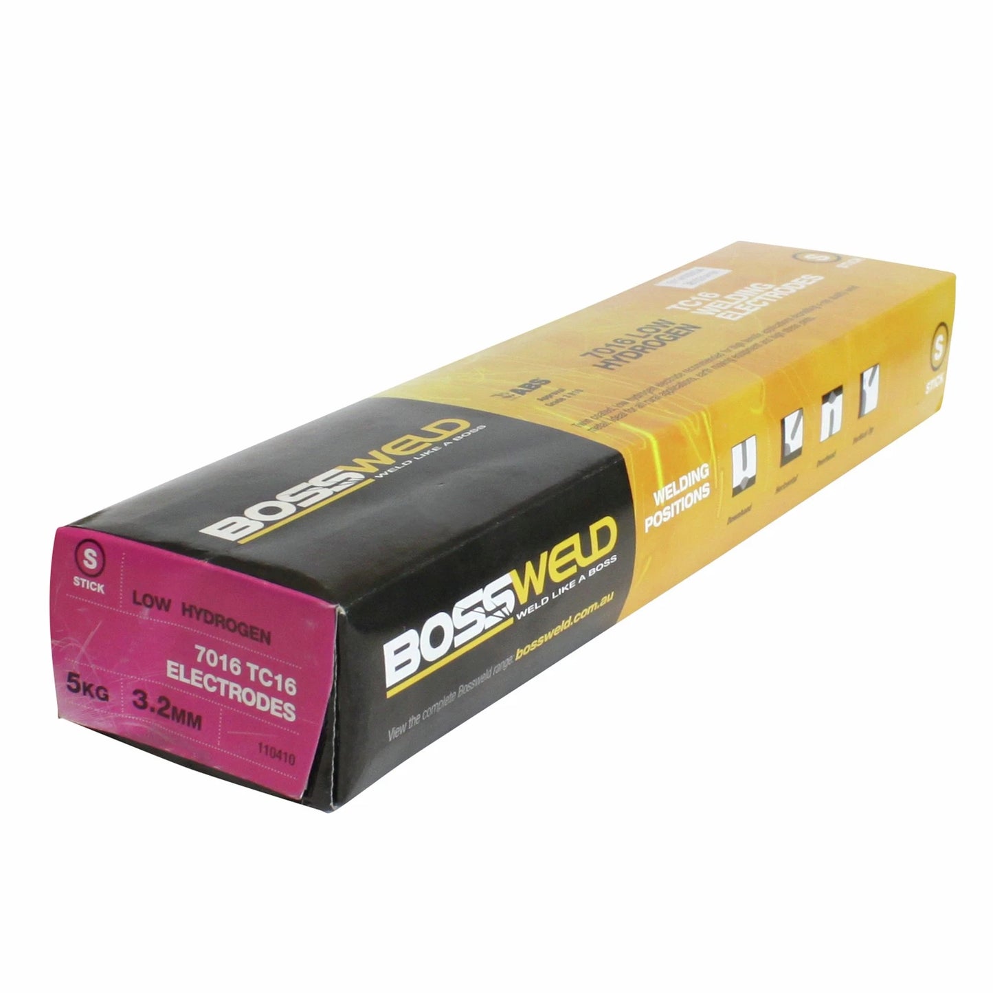 Bossweld 3.2mm x 5kg TC16 Hydrogen Controlled Electrodes for Inverter Welding