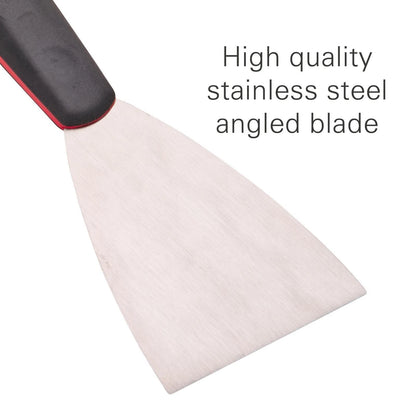 Matador Cooking Scraper - Ergonomic Handle, Stainless Steel Blade, Wide Angled Design