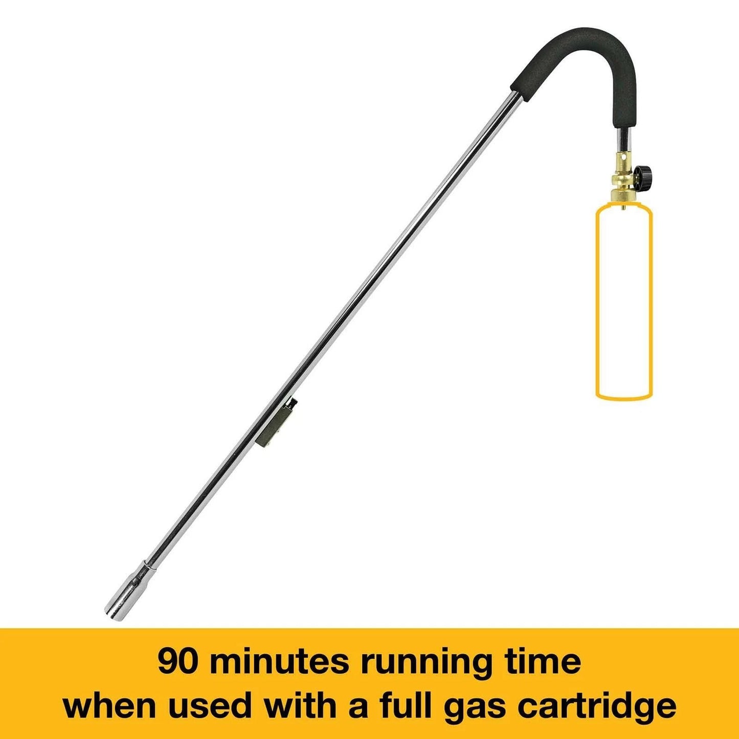 Bossweld Map-Pro Weed Burner, Long Reach, Piezo Ignition, Variable Flame Control, 90 Min Runtime