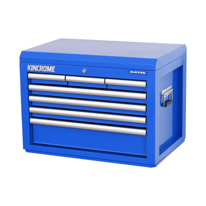 Kincrome BLUESTEEL 680mm 7-Drawer Tool Chest, Heavy Duty Steel, UV Resistant