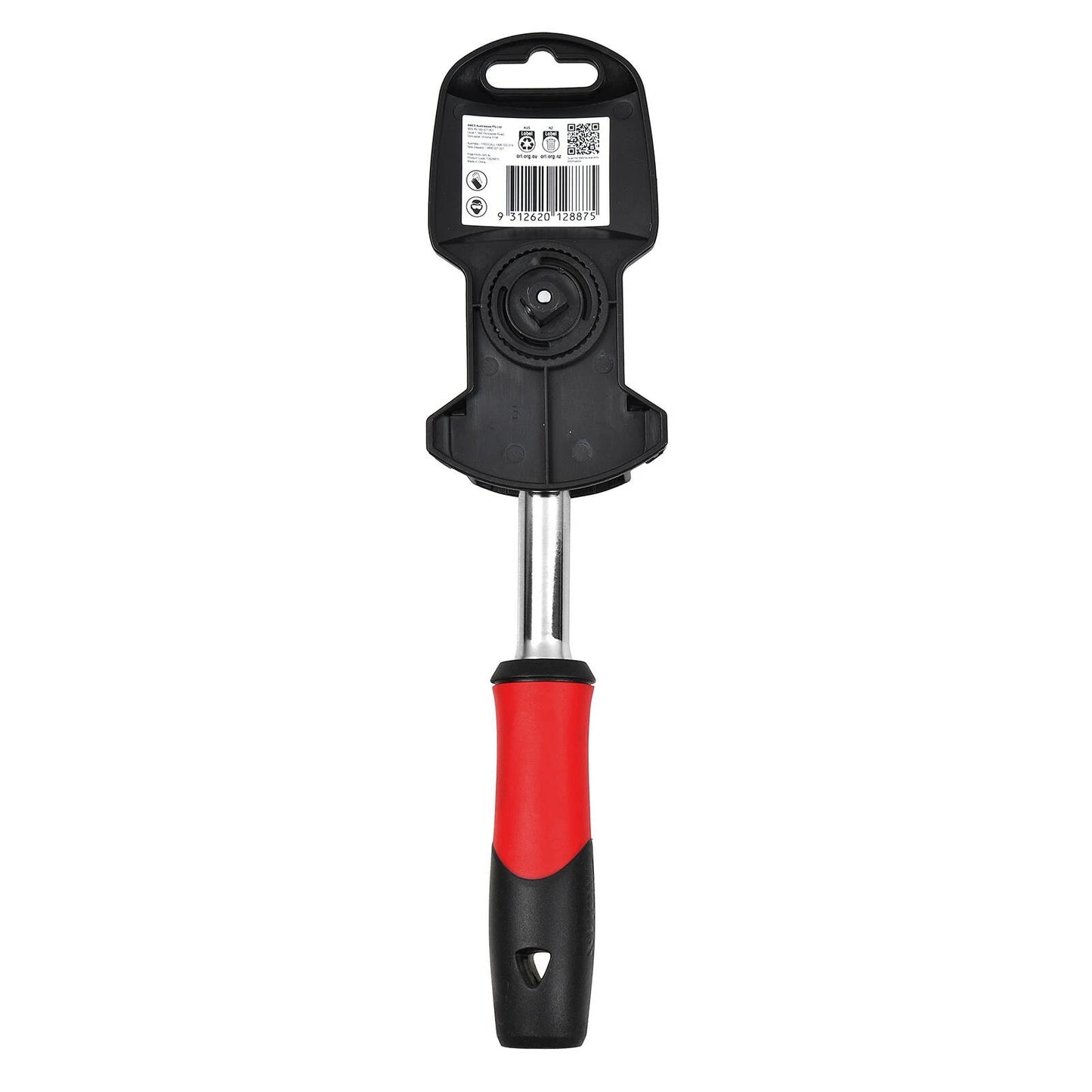 Trojan 3/8" Drive Ratchet with Grip, 72 Tooth, CR-MO Core, Reversible, Lifetime Warranty