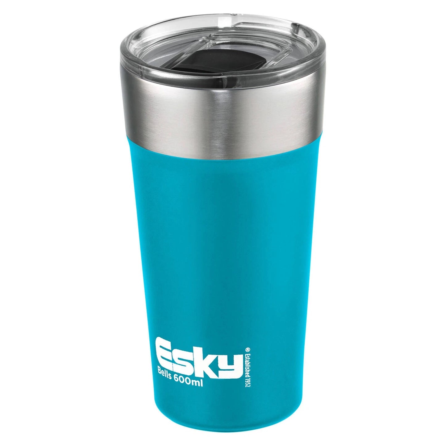 Esky 600ml Stainless Steel Coffee Tumbler with Vacuum Insulation & Spill-Resistant Lid
