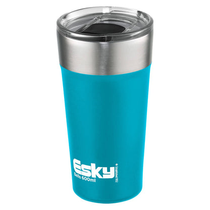 Esky 600ml Stainless Steel Coffee Tumbler with Vacuum Insulation & Spill-Resistant Lid