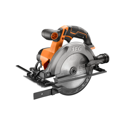 AEG 18V 165mm Circular Saw - Left Hand Blade, Dust Port, Ergonomic Handle, Skin Only