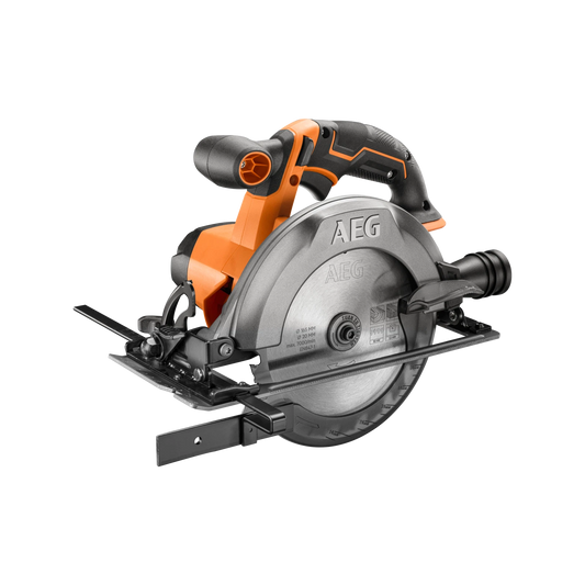 AEG 18V 165mm Circular Saw - Left Hand Blade, Dust Port, Ergonomic Handle, Skin Only