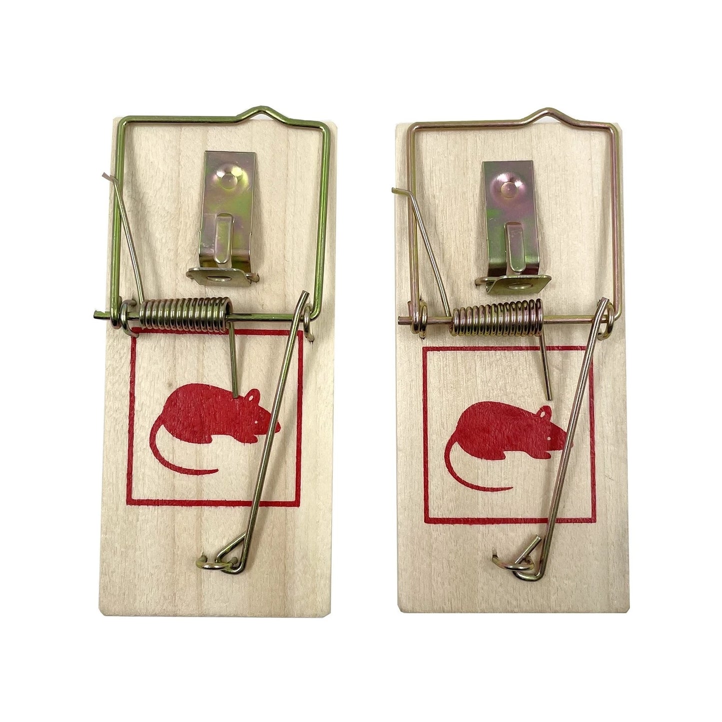 Wooden Mouse Trap 2-Pack - Traditional Timber, Easy Setup, Indoor/Outdoor Use