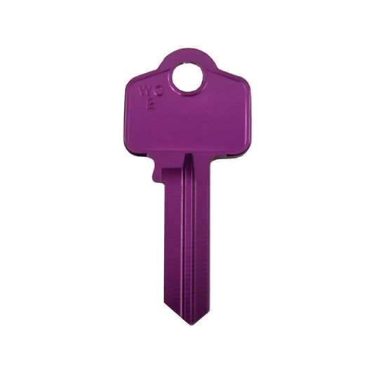 EHI Purple Blank Key WO2 - Stylish Aluminium Key for Home & Office