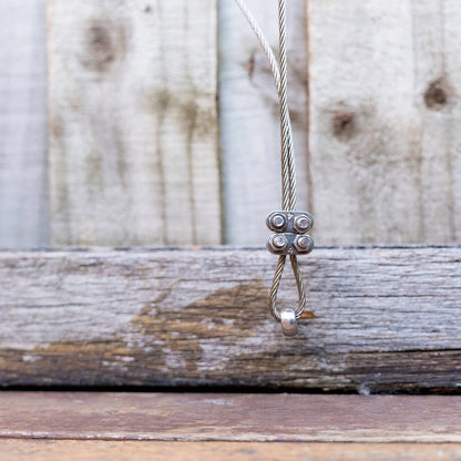 Taskmaster 4mm Marine Grade 316 Stainless Steel Wire Rope Grips - 2 Pack