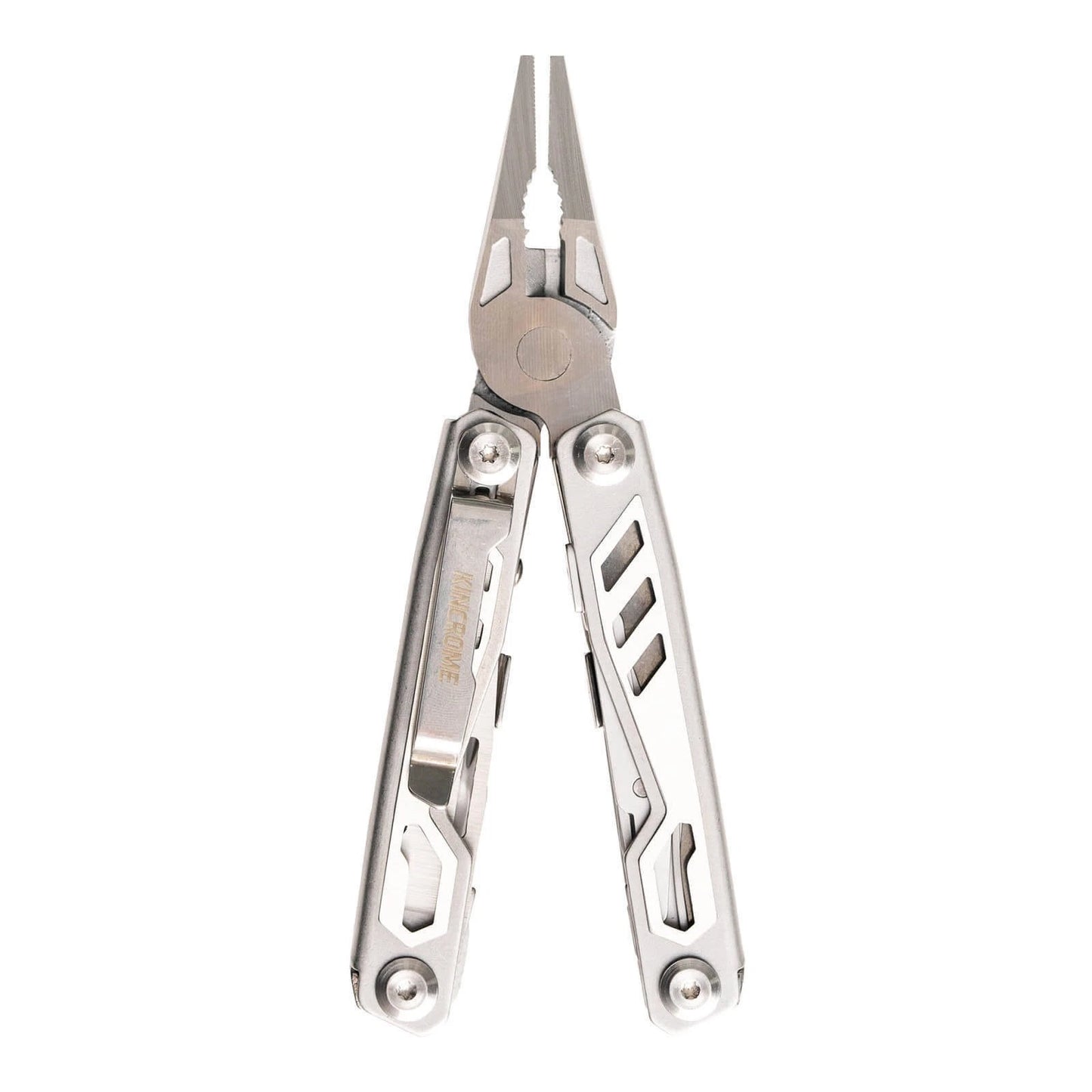 Kincrome 15 Function Multi-Tool, Stainless Steel, Locking Mechanism, Pocket Clip