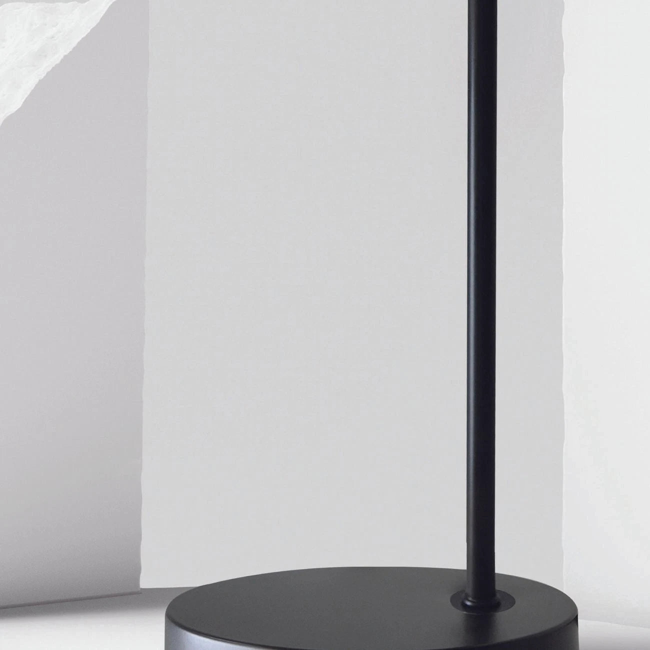 Mirabella Aaron 50cm Table Lamp - Modern Industrial Style, Matte Black Finish