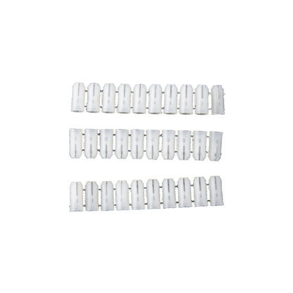 Hafele 9.5 x 5mm Expanding Dowel 60 Pack - Polyamide, White, Wood & Particle Board Compatible