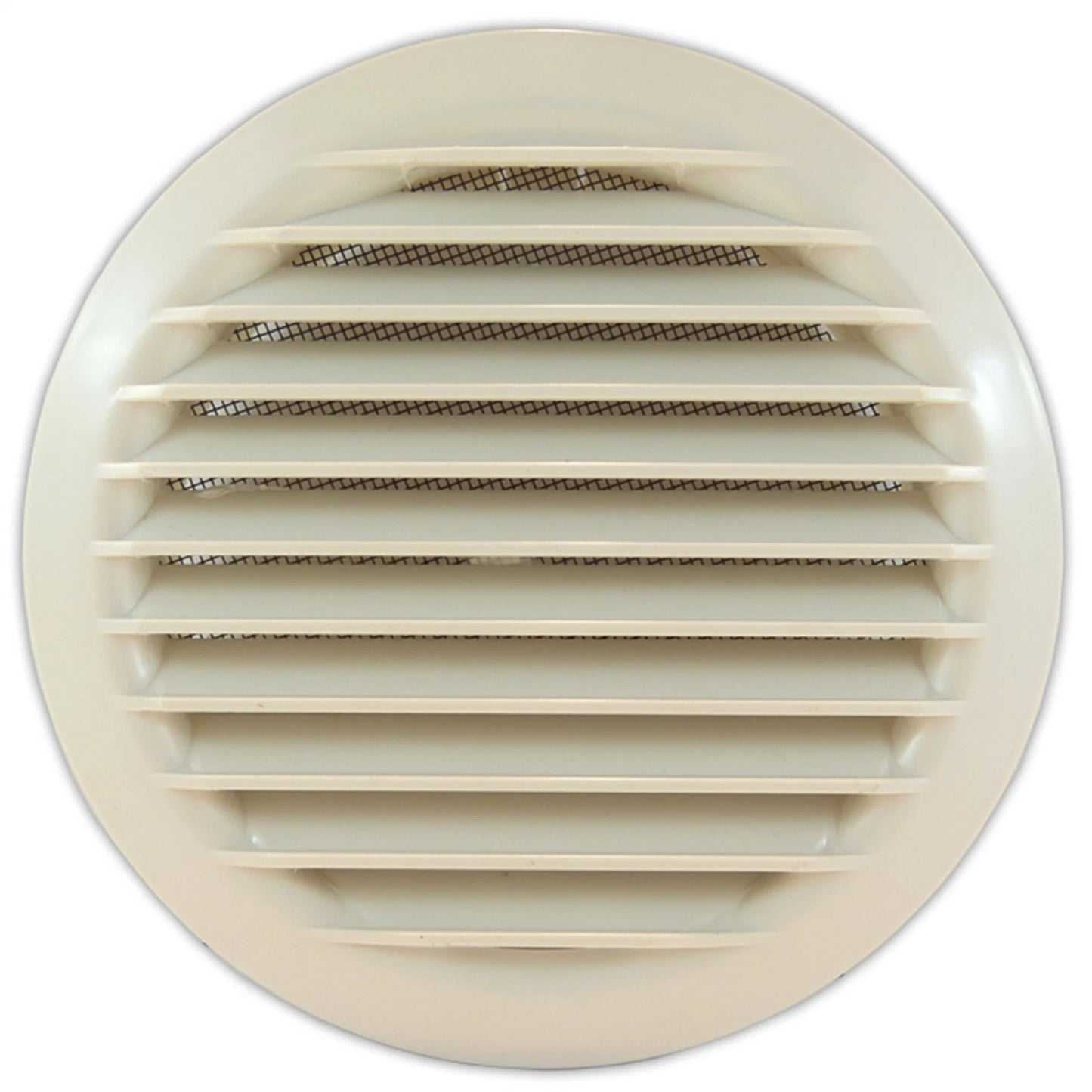Haron 130mm Round Snap-In Ceiling Vent, White, Easy Install, Prevents Mildew, Multi-Use