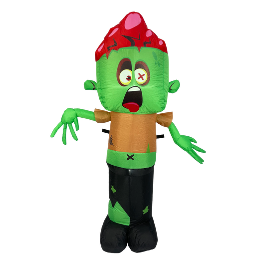 Galah 1.2M Halloween Zombie Inflatable with LED Lights for Indoor/Outdoor Use