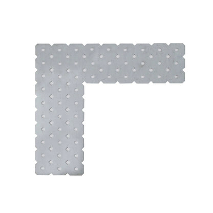 Carinya Galvanised L-Shape Bracket 220x200x60x1mm Customisable DIY Support