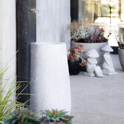 Tuscan Path Panya Fountain 36x33x91cm with Pump, Modern Design, Polyresin