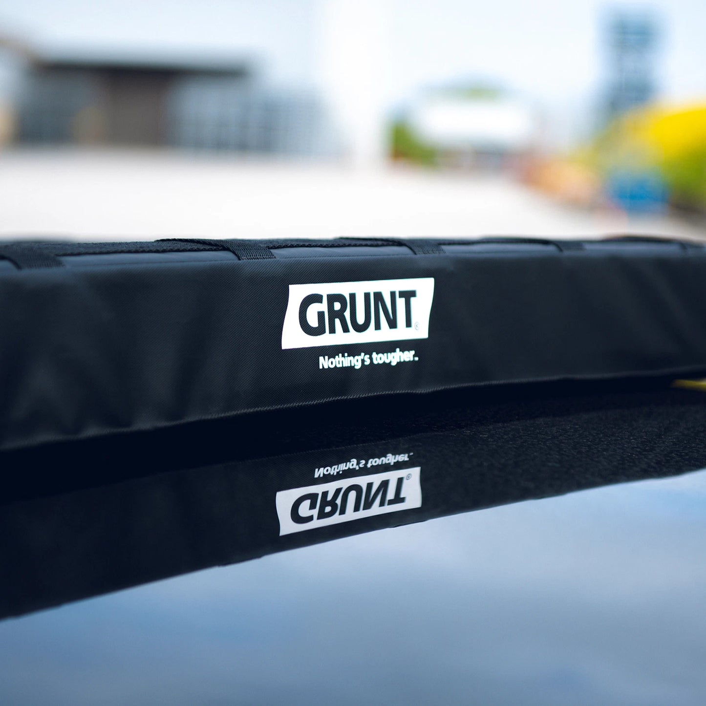 GRUNT 100cm Black Soft Roof Rack Cargo Protector Deluxe, Weatherproof, Easy Install