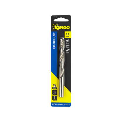 Kango 11mm HSS Drill Bit - Precision, Durability, Four-Cut Design, 135° Split Point