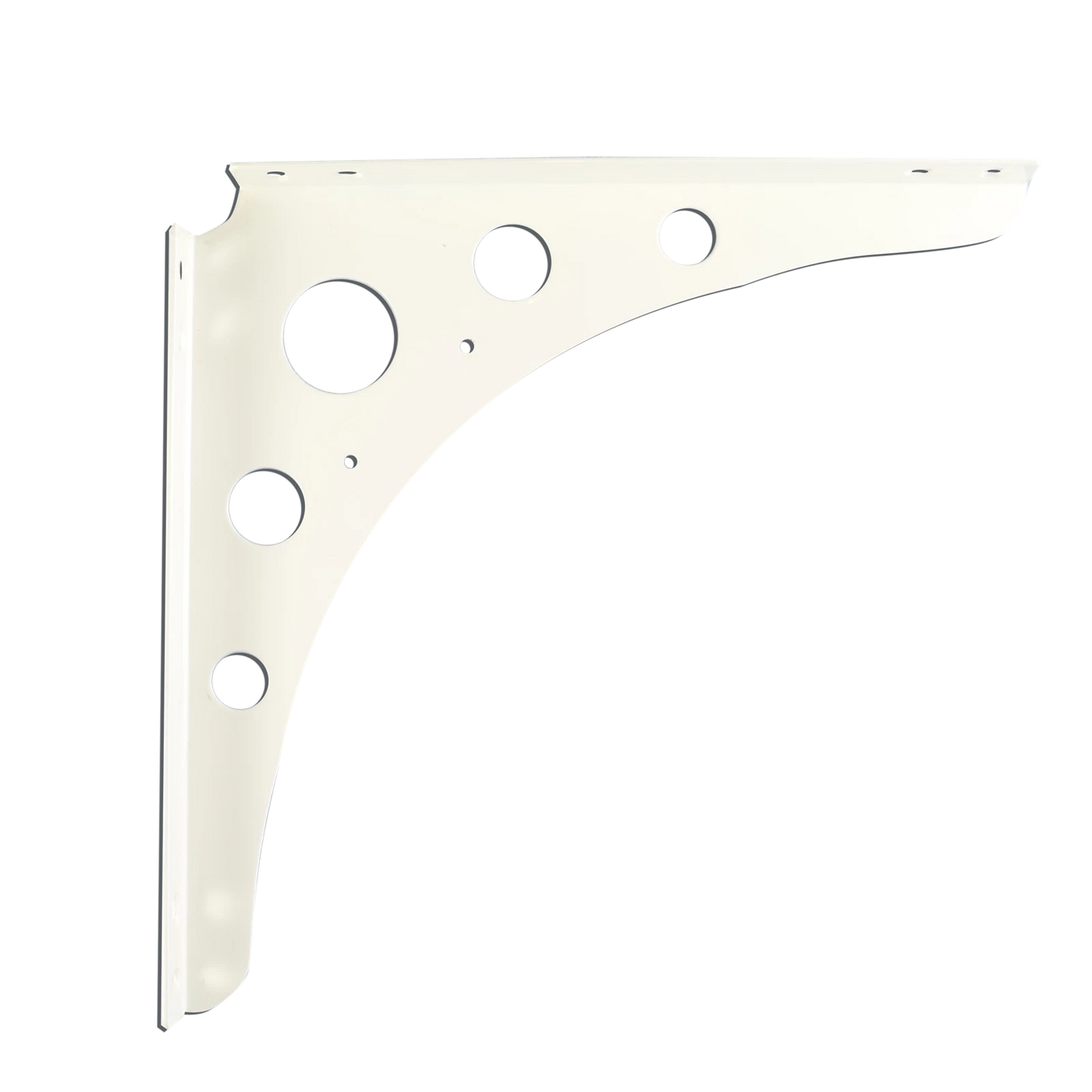 Carinya Euro Bracket 200x200mm White - 75kg Load, Decorative Steel Shelving