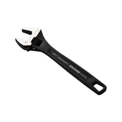 Kincrome Adjustable Wrench 250mm, 28mm Jaw, Black Phosphate, CR-V Steel