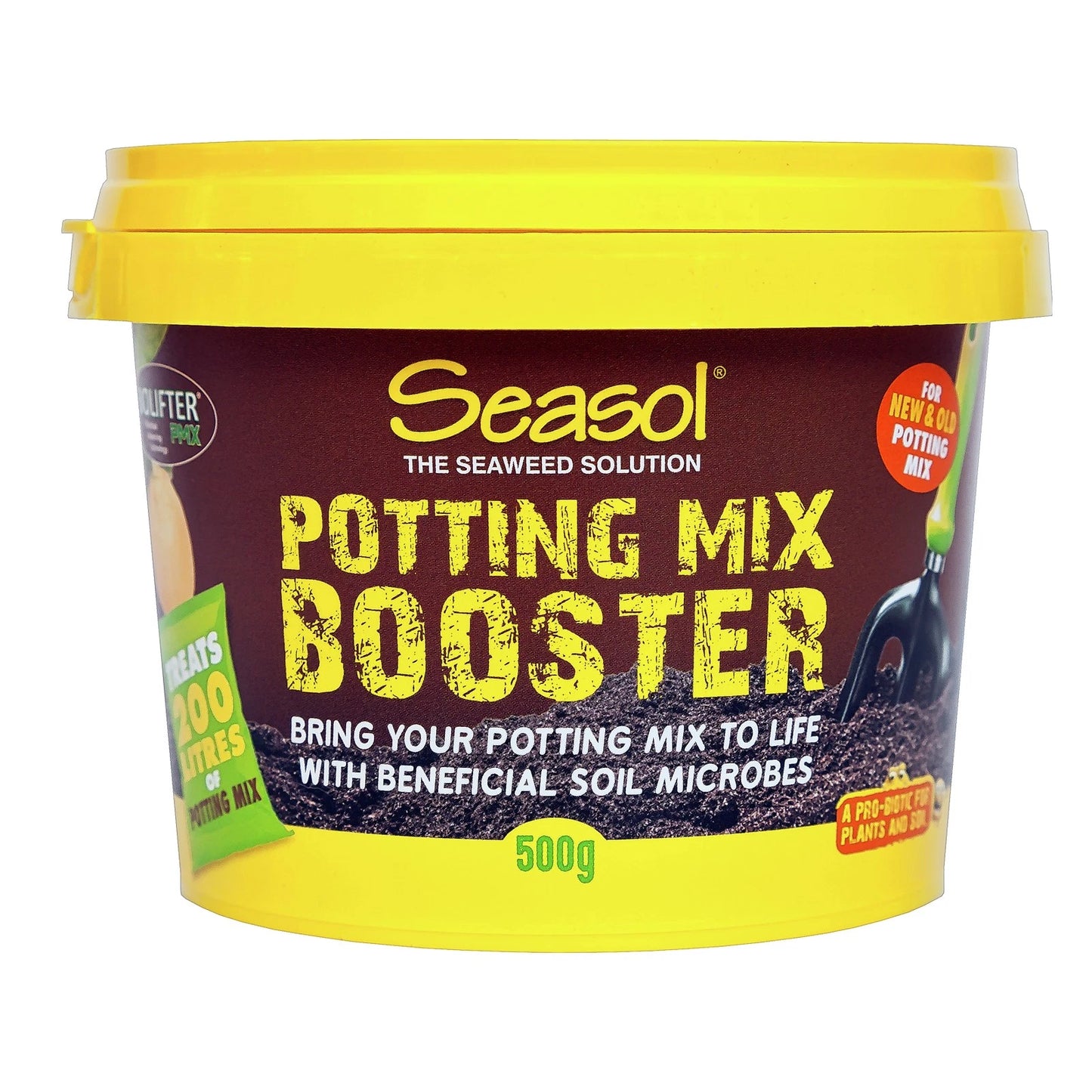Seasol 500g Potting Mix Booster Tub - Enhances Growth & Soil Health, All-Season Use