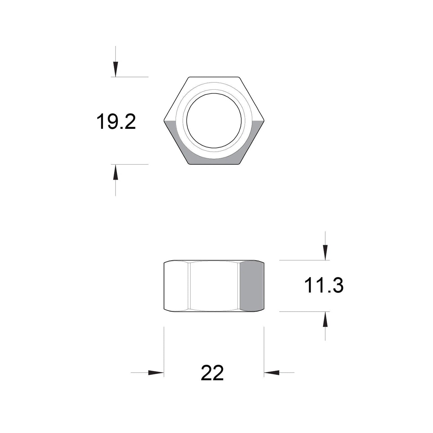 ZENITH M12 Hot Dip Galvanised Hex Nuts, Corrosion Resistant, AS 1112 Compliant