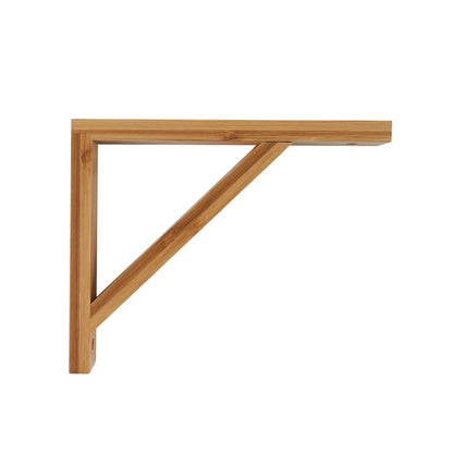 Carinya Bamboo Stayed Bracket 210x170mm, Varnished, 30kg Capacity, Indoor Wall Mount