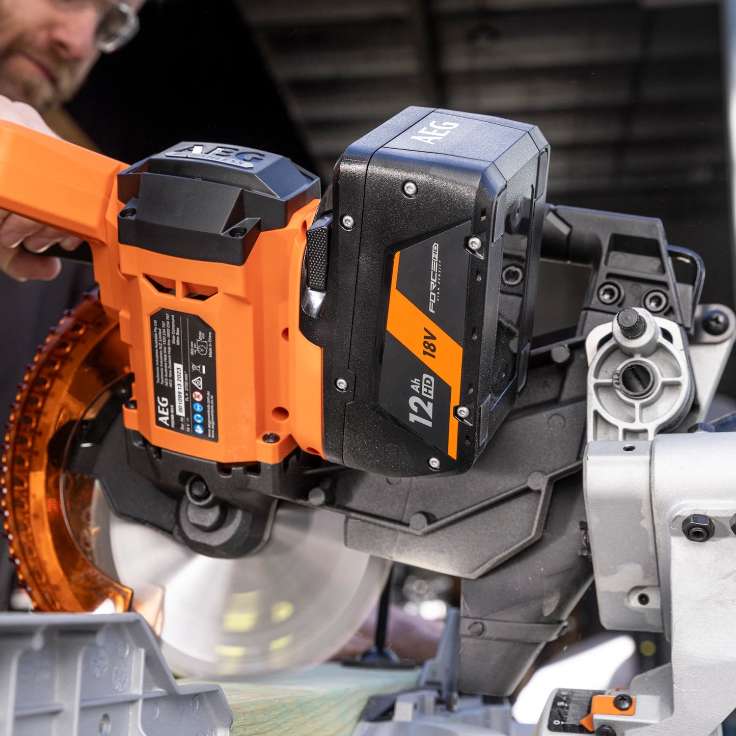 AEG 18V FORCE HD 12.0Ah Battery with Smart Electronics & Reinforced Design