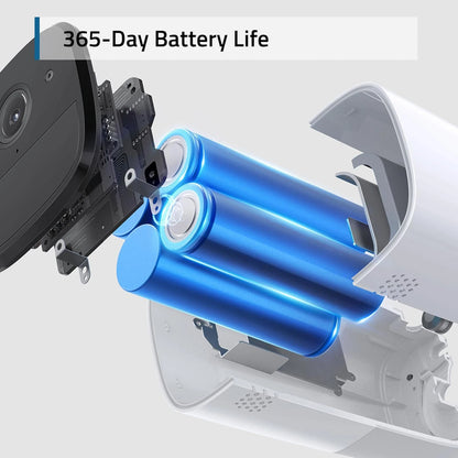 EufyCam 2 Pro 2K Security System with HomeBase 2, Weatherproof, Night Vision, 2 Cameras