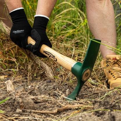 Cyclone Forged Timber Mini Cutter-Hoe, Carbon Steel, Ash Handle, Lifetime Guarantee