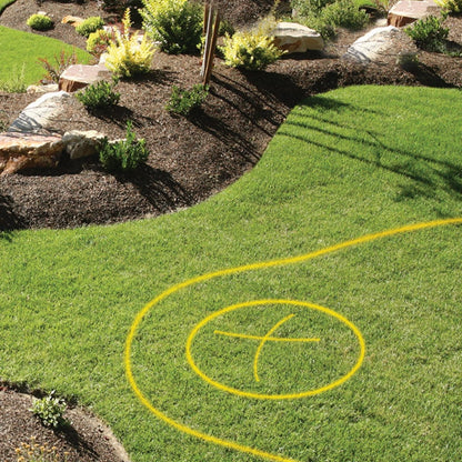 Dy-Mark 350g White Landscape Chalk - Fast-Dry, Temporary Marking, Easy Removal