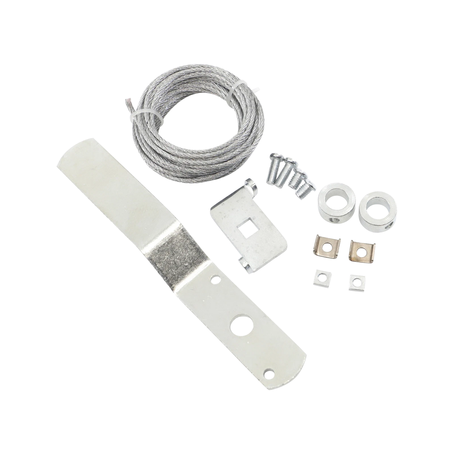 Liftaway Garage Door Latch Kit - Steel Handle, 4m Cable, Connectors, Tilt-Up Compatible