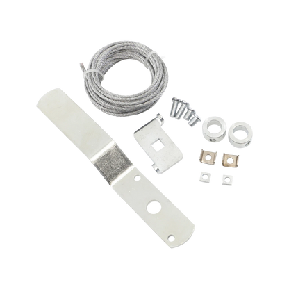 Liftaway Garage Door Latch Kit - Steel Handle, 4m Cable, Connectors, Tilt-Up Compatible